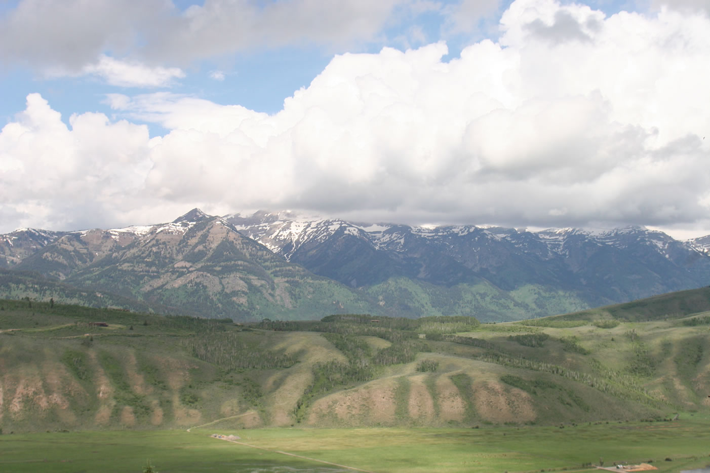 Jackson - view from Spring Creek Ranch